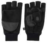Gants polaires Brandit Trigger 2 en 1 moufle et mitaine paume et doigts renforcés