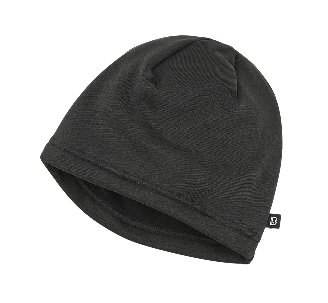 Bonnet polaire Brandit Fleece Cap Ice en polyester léger de 22 g coupe élastique