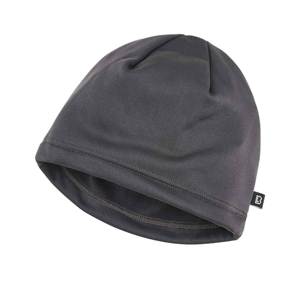 Bonnet polaire Brandit Fleece Cap Ice en polyester léger de 22 g coupe élastique