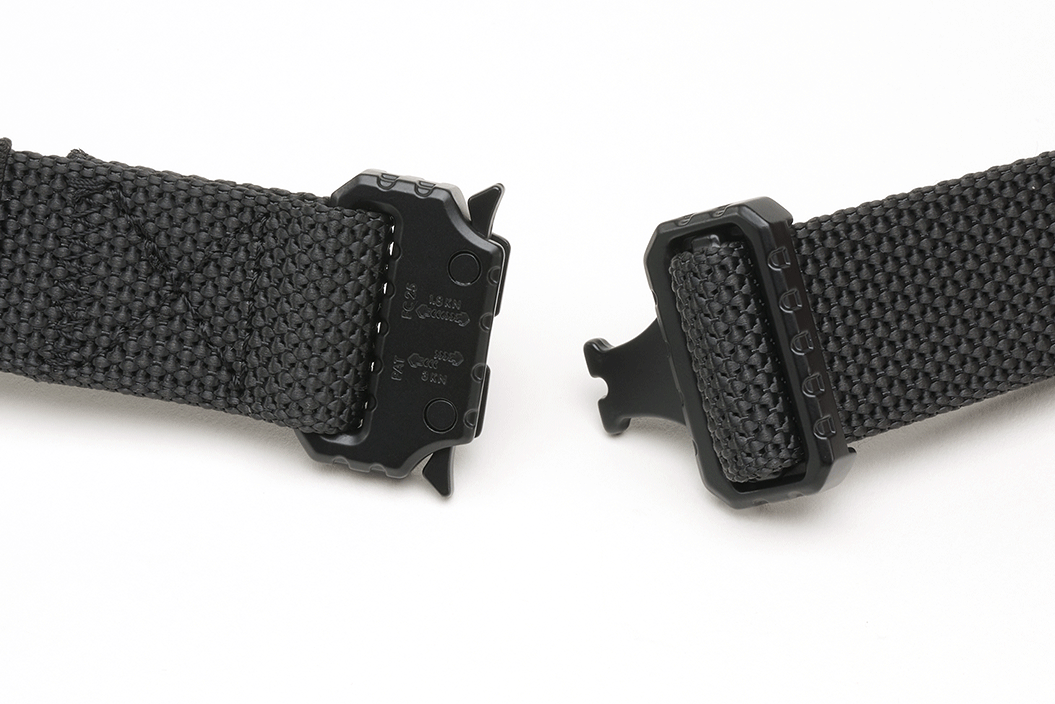 Ceinture Brandit Tactical 130 x 2,5 cm sangle polyester boucle alliage de zinc
