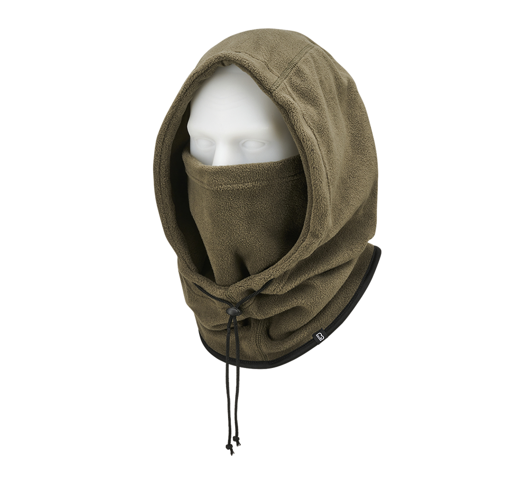 Cagoule polaire Brandit Arctic à capuche cordon de serrage 61 x 30 cm couvre-nuque