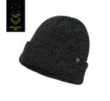Bonnet Brandit Reflection en maille à fil réfléchissant doublure polaire revers repliable