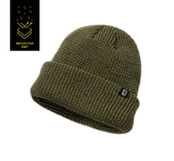 Bonnet Brandit Reflection en maille à fil réfléchissant doublure polaire revers repliable