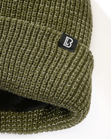 Bonnet Brandit Reflection en maille à fil réfléchissant doublure polaire revers repliable