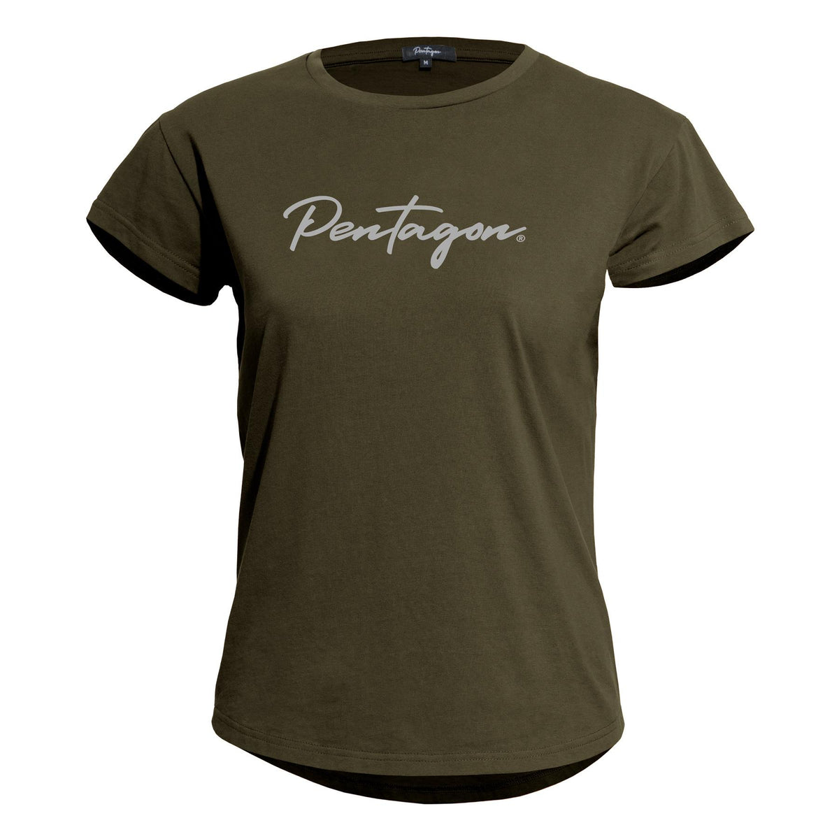 T-shirt femme Pentagon Whisper Calligraphy coton biologique 185 g/m²