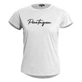 T-shirt femme Pentagon Whisper Calligraphy coton biologique 185 g/m²