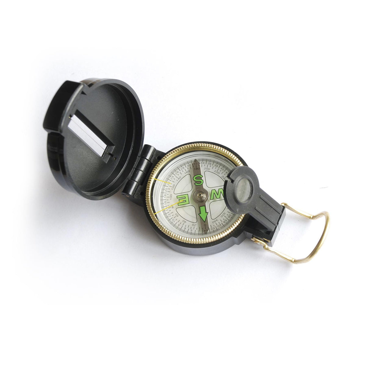 Boussole à bain de liquide Tac Maven Wanderer en ABS avec loupe et cadran tournant