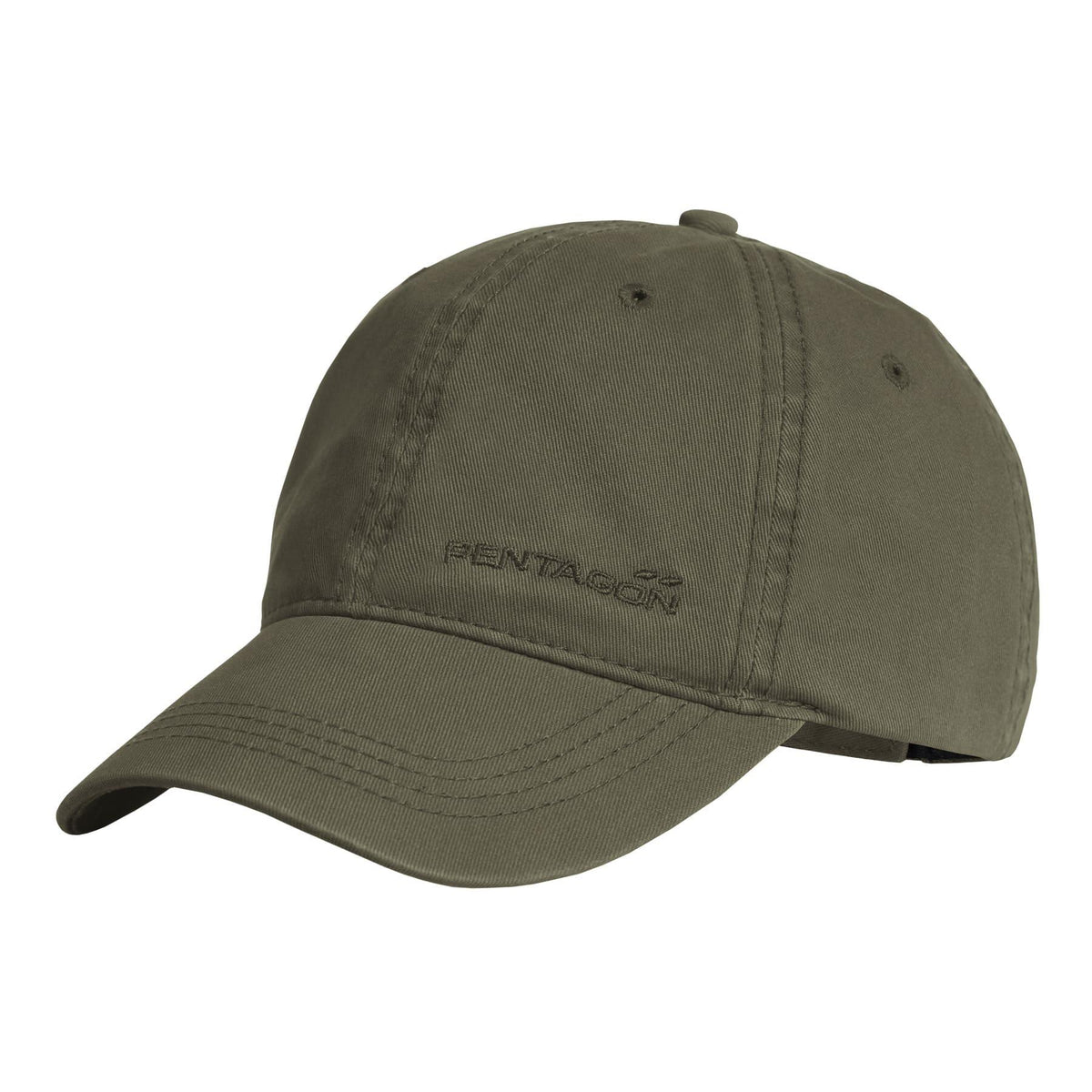 Casquette Pentagon Mike Twill en sergé de coton six panneaux à visière préformée