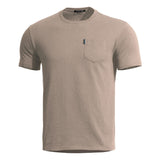 T-shirt Pentagon Ageron à poche poitrine en coton ring-spun 190 g/m²