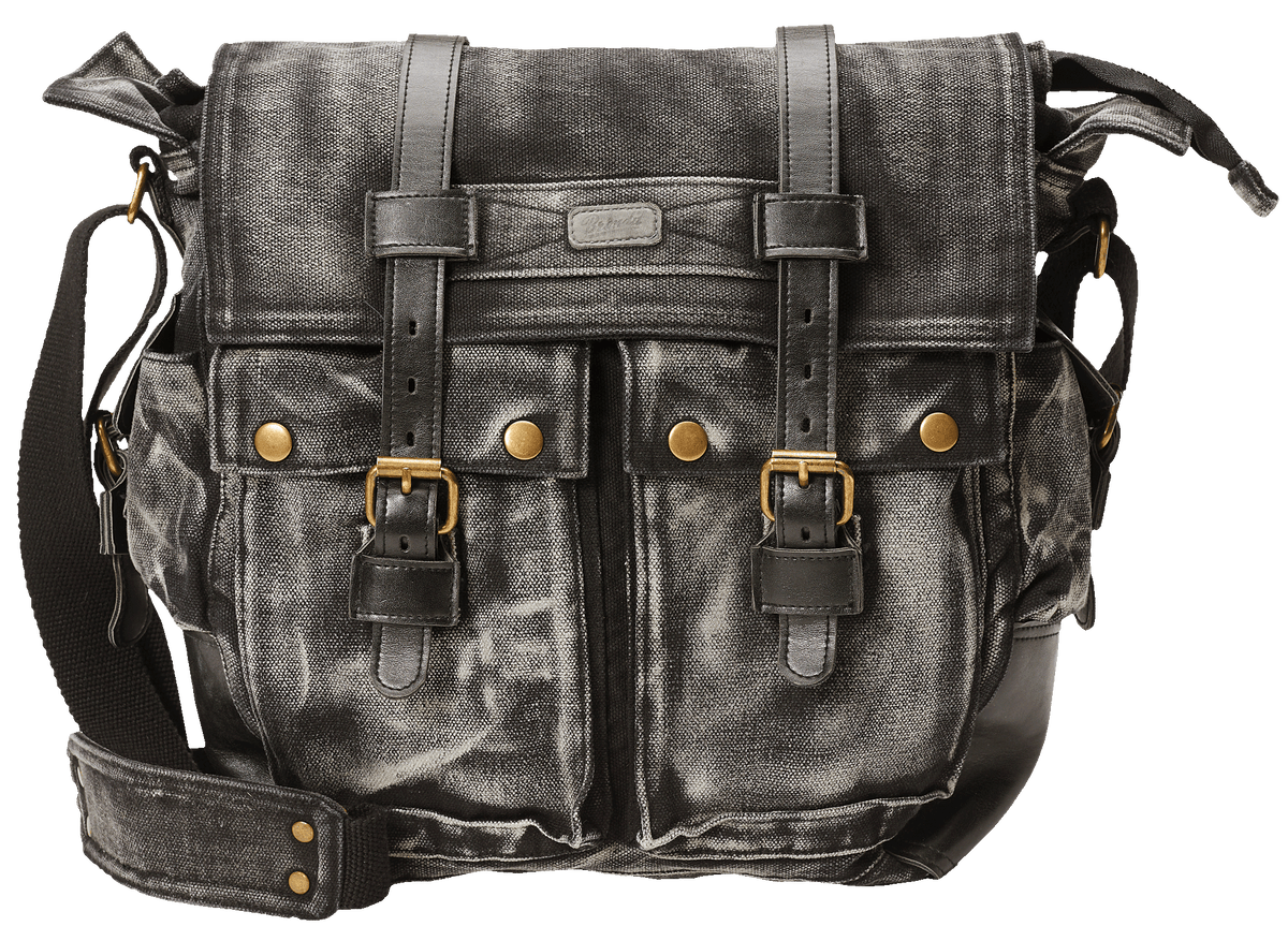 Sacoche Brandit Park Avenue en toile de coton fermoir magnétique 32,5 x 34 x 15 cm
