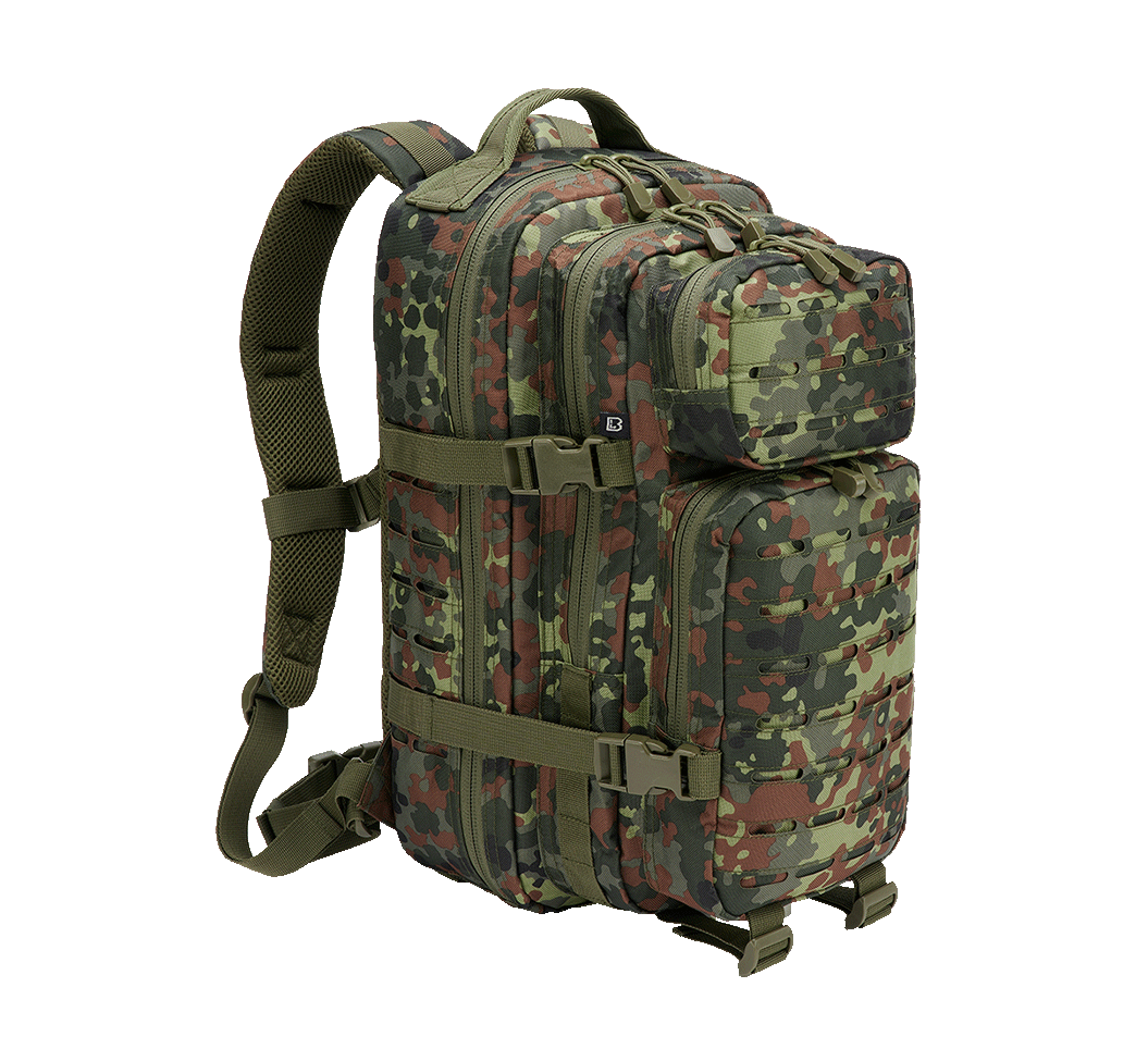 Sac à dos Brandit US Cooper Lasercut Medium 25 L fixations découpées au laser