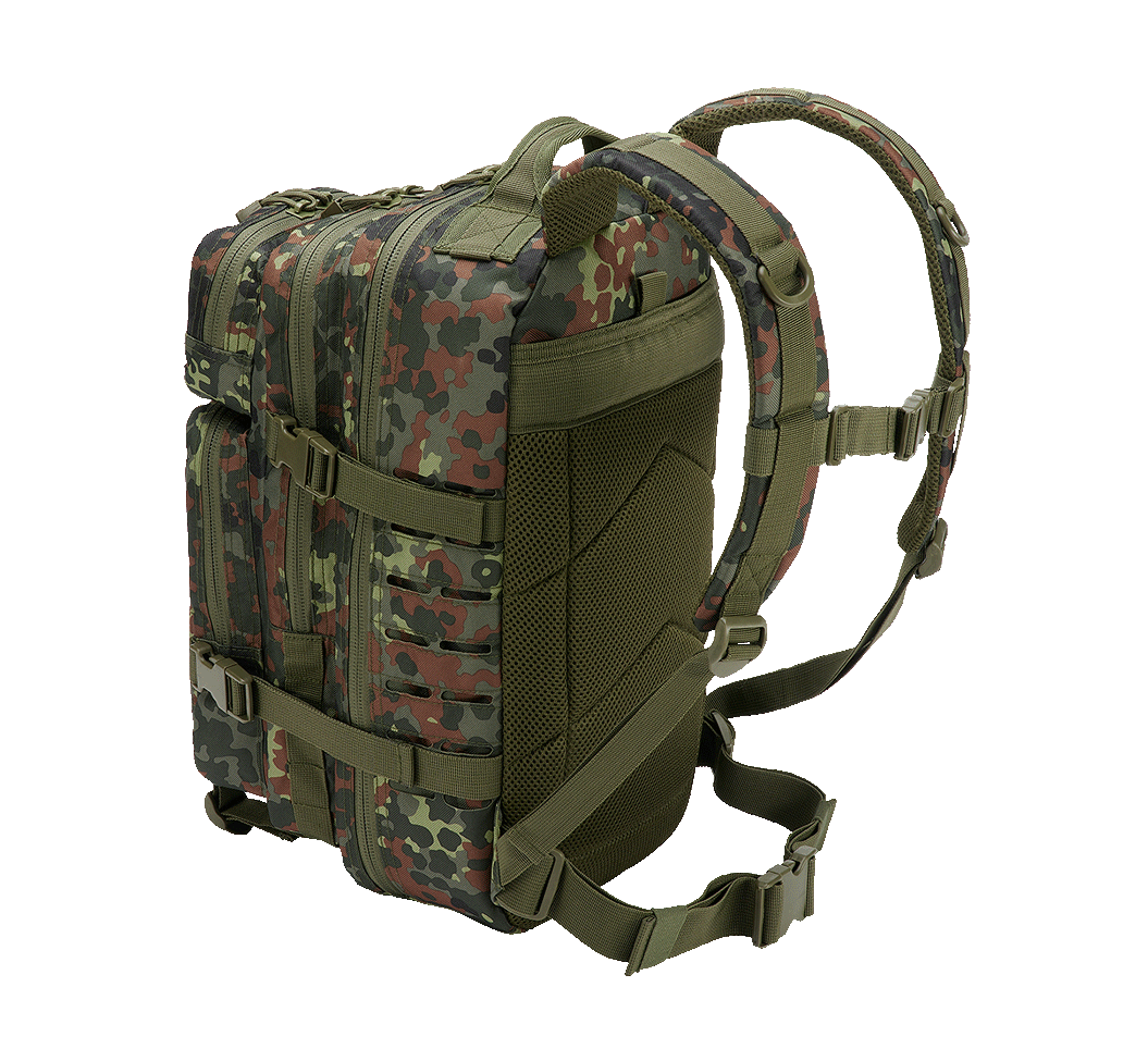 Sac à dos Brandit US Cooper Lasercut Medium 25 L fixations découpées au laser