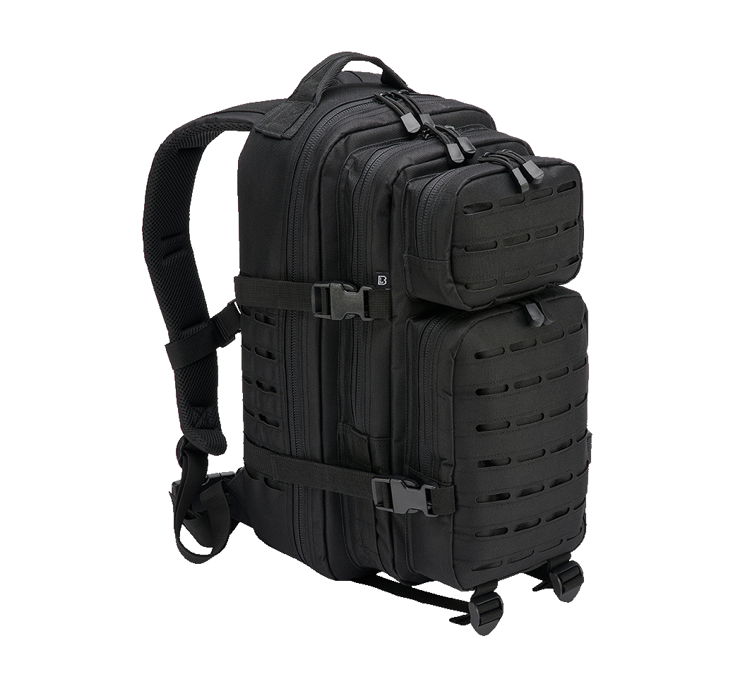 Sac à dos Brandit US Cooper Lasercut Medium 25 L fixations découpées au laser