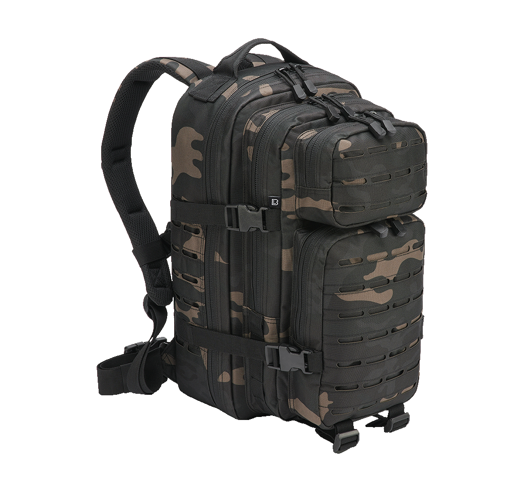 Sac à dos Brandit US Cooper Lasercut Medium 25 L fixations découpées au laser