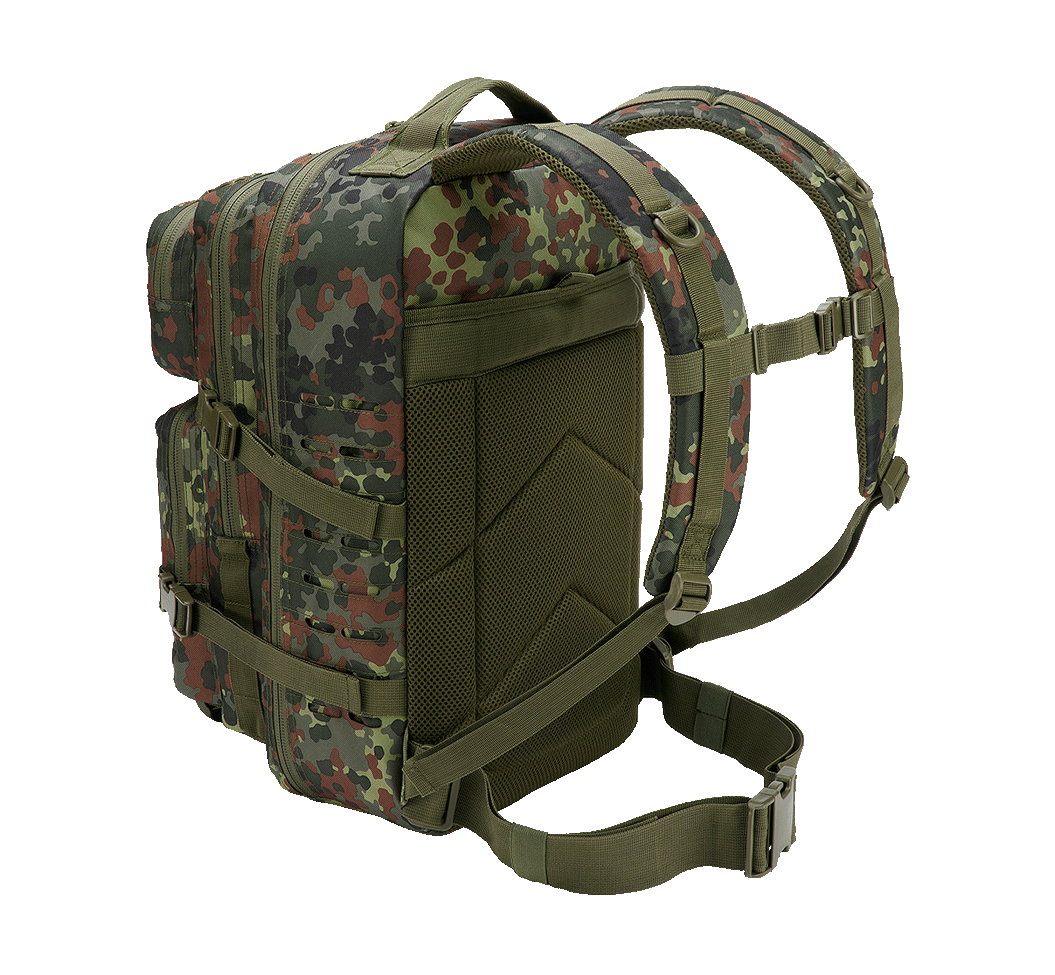 Sac à dos Brandit US Cooper Lasercut Large 40 L fixations découpées au laser