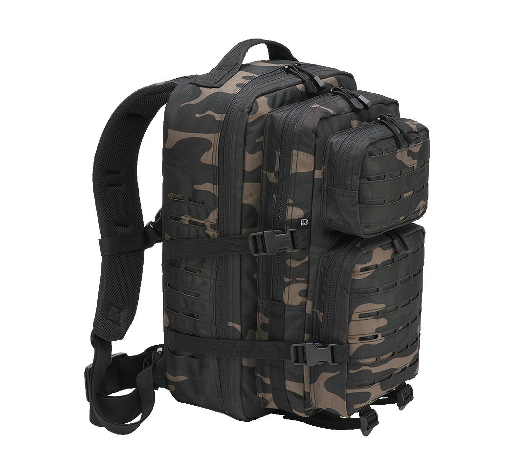 Sac à dos Brandit US Cooper Lasercut Large 40 L fixations découpées au laser