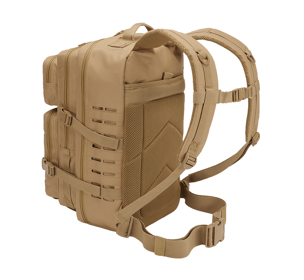 Sac à dos Brandit US Cooper Lasercut Large 40 L fixations découpées au laser