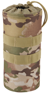 Porte-gourde Brandit MOLLE polyester 600D collerette élastique bouteilles 0,5 à 1 L