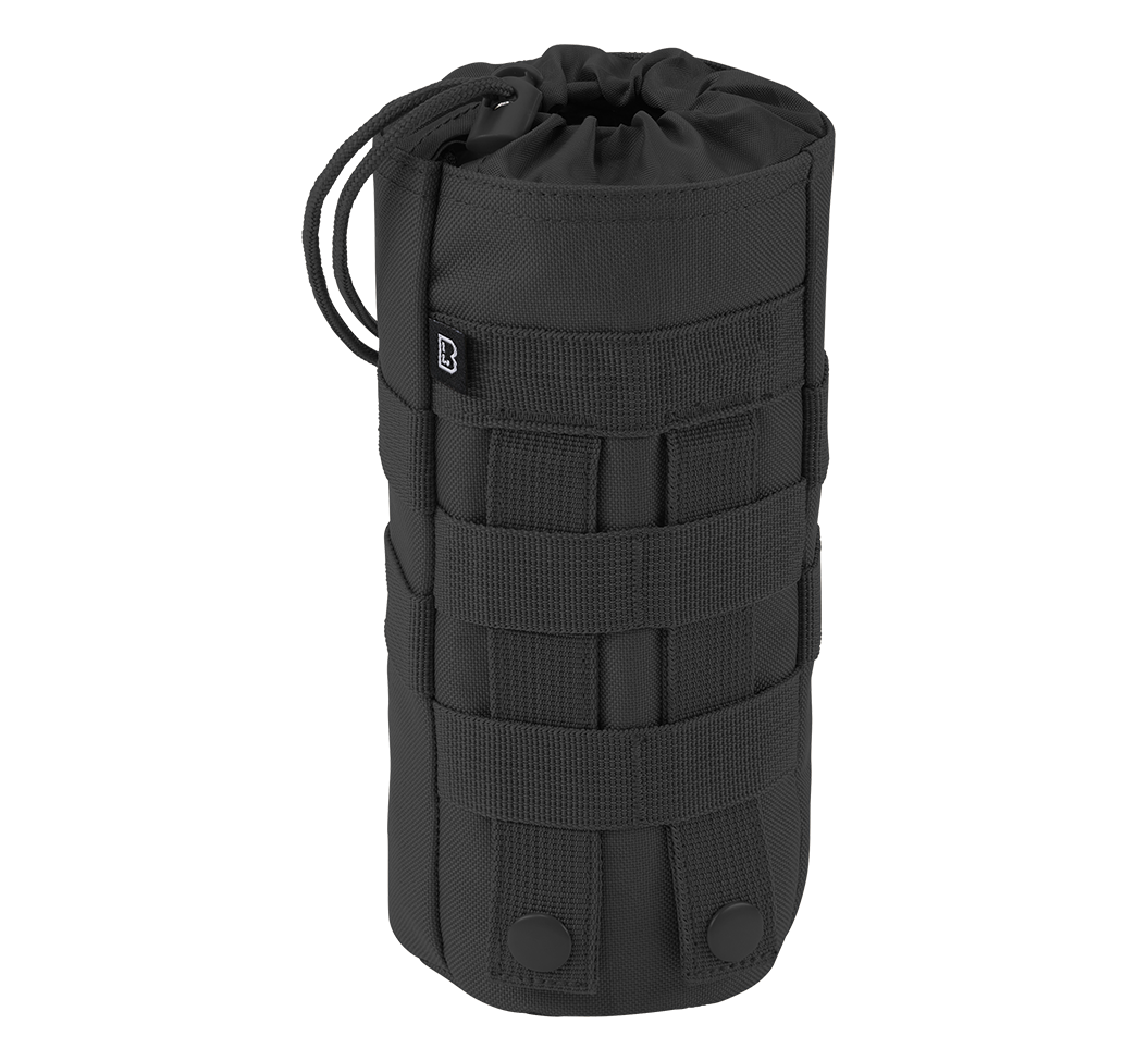 Porte-gourde Brandit MOLLE polyester 600D collerette élastique bouteilles 0,5 à 1 L
