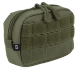 Pochette Brandit MOLLE Compact à glissière poche filet intérieure 11 x 15,5 x 4 cm