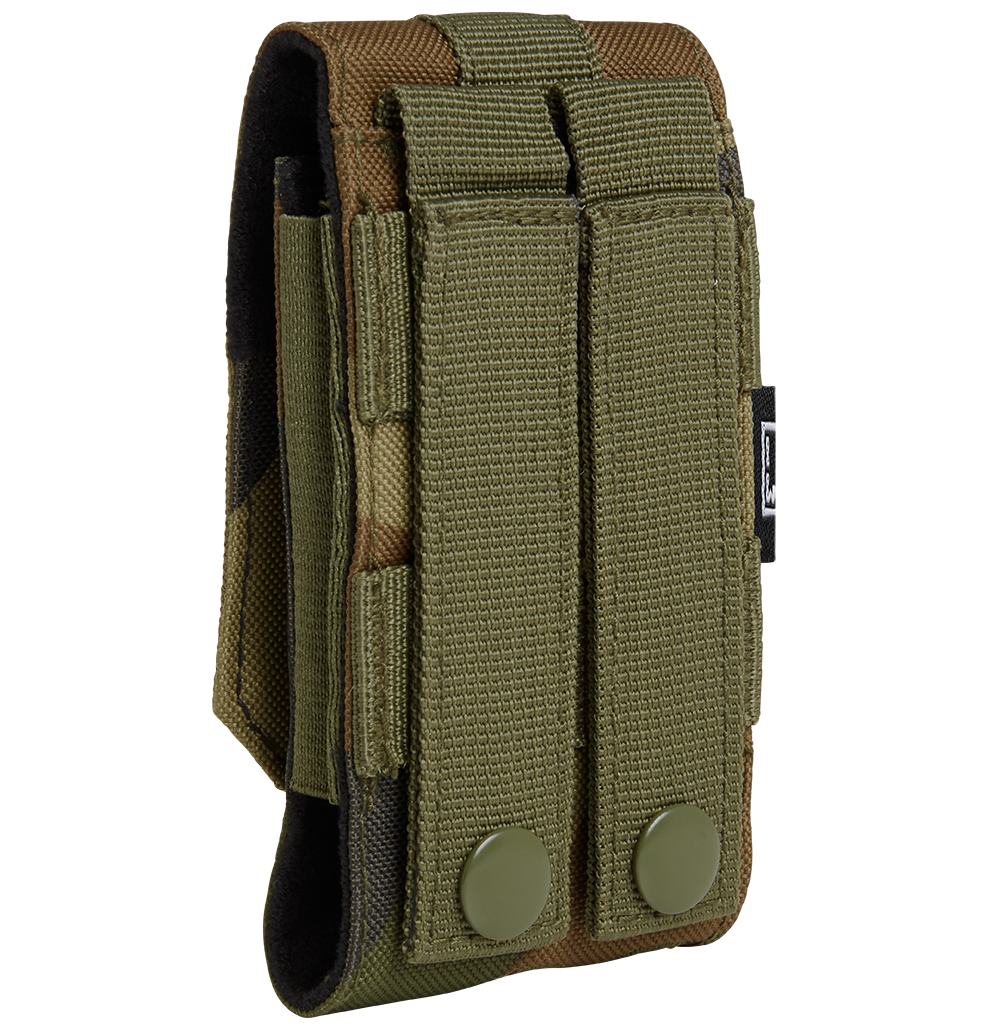 Pochette téléphone Brandit MOLLE format moyen rabat auto-agrippant 13 x 7 x 2,5 cm