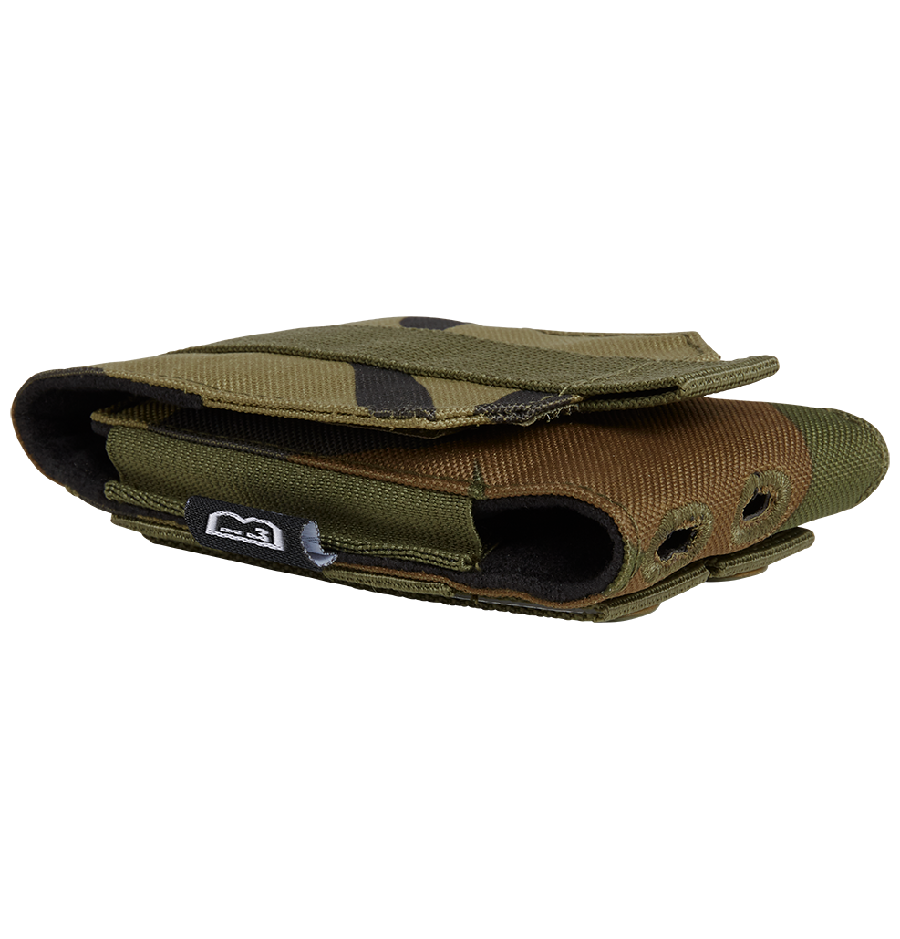 Pochette téléphone Brandit MOLLE format moyen rabat auto-agrippant 13 x 7 x 2,5 cm