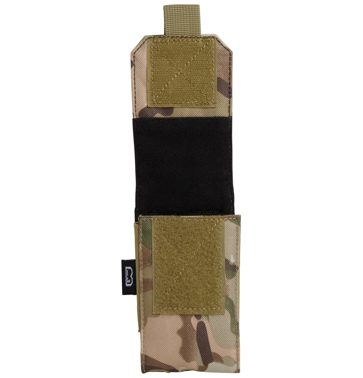 Pochette téléphone Brandit MOLLE format moyen rabat auto-agrippant 13 x 7 x 2,5 cm