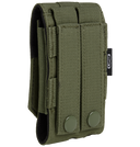 Pochette téléphone Brandit MOLLE format moyen rabat auto-agrippant 13 x 7 x 2,5 cm