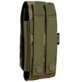 Pochette téléphone Brandit MOLLE grand format doublure souple passages de câble
