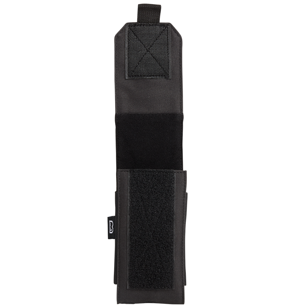 Pochette téléphone Brandit MOLLE grand format doublure souple passages de câble