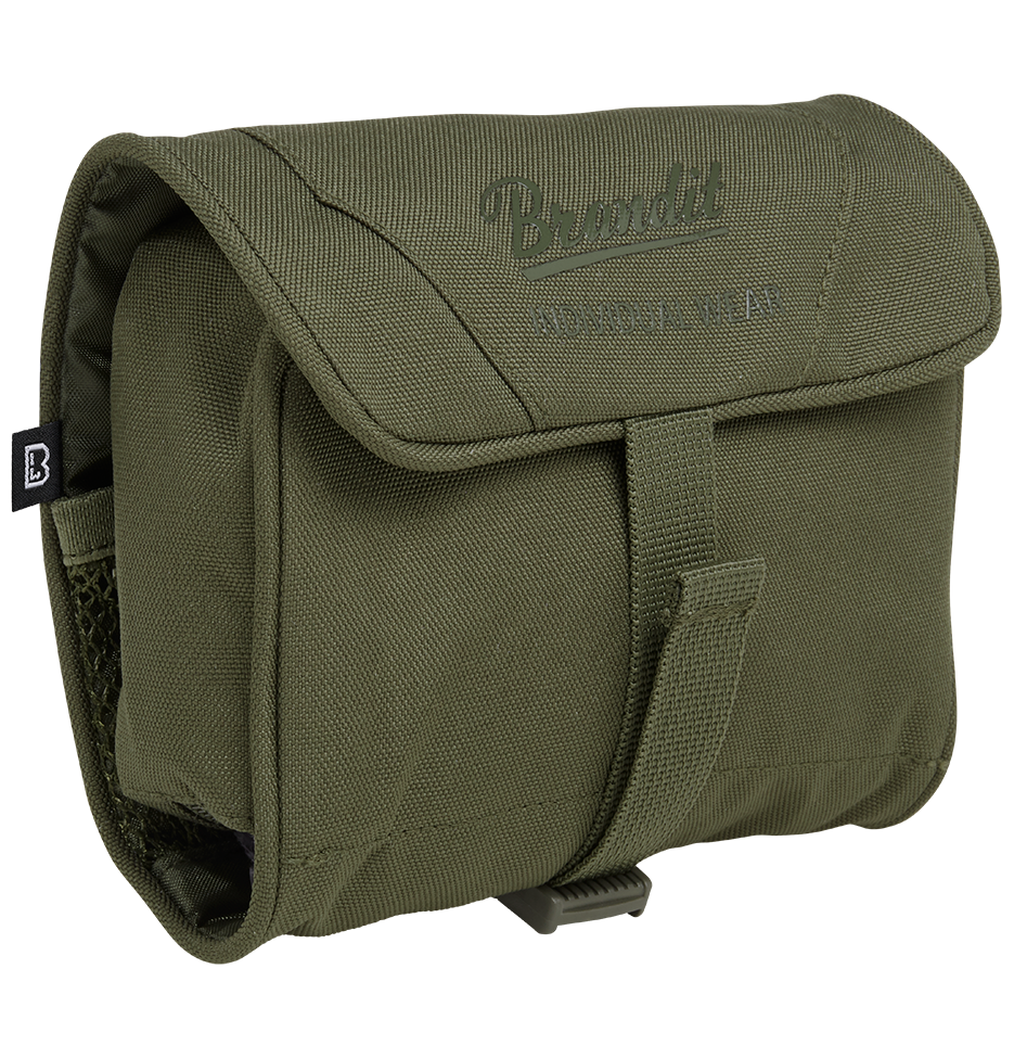 Trousse de toilette Brandit Medium dépliante miroir amovible 13 x 16 x 5 cm 134 g