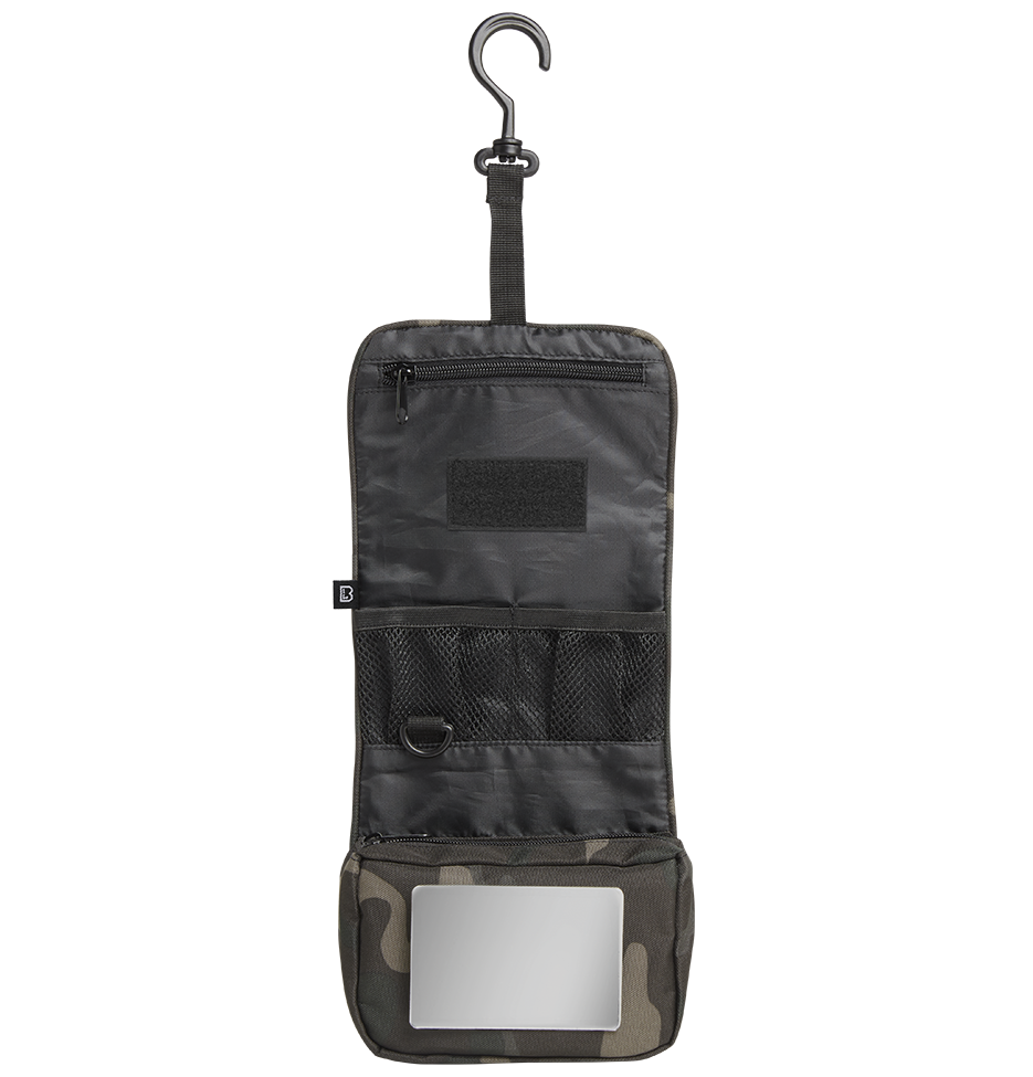 Trousse de toilette Brandit Medium dépliante miroir amovible 13 x 16 x 5 cm 134 g