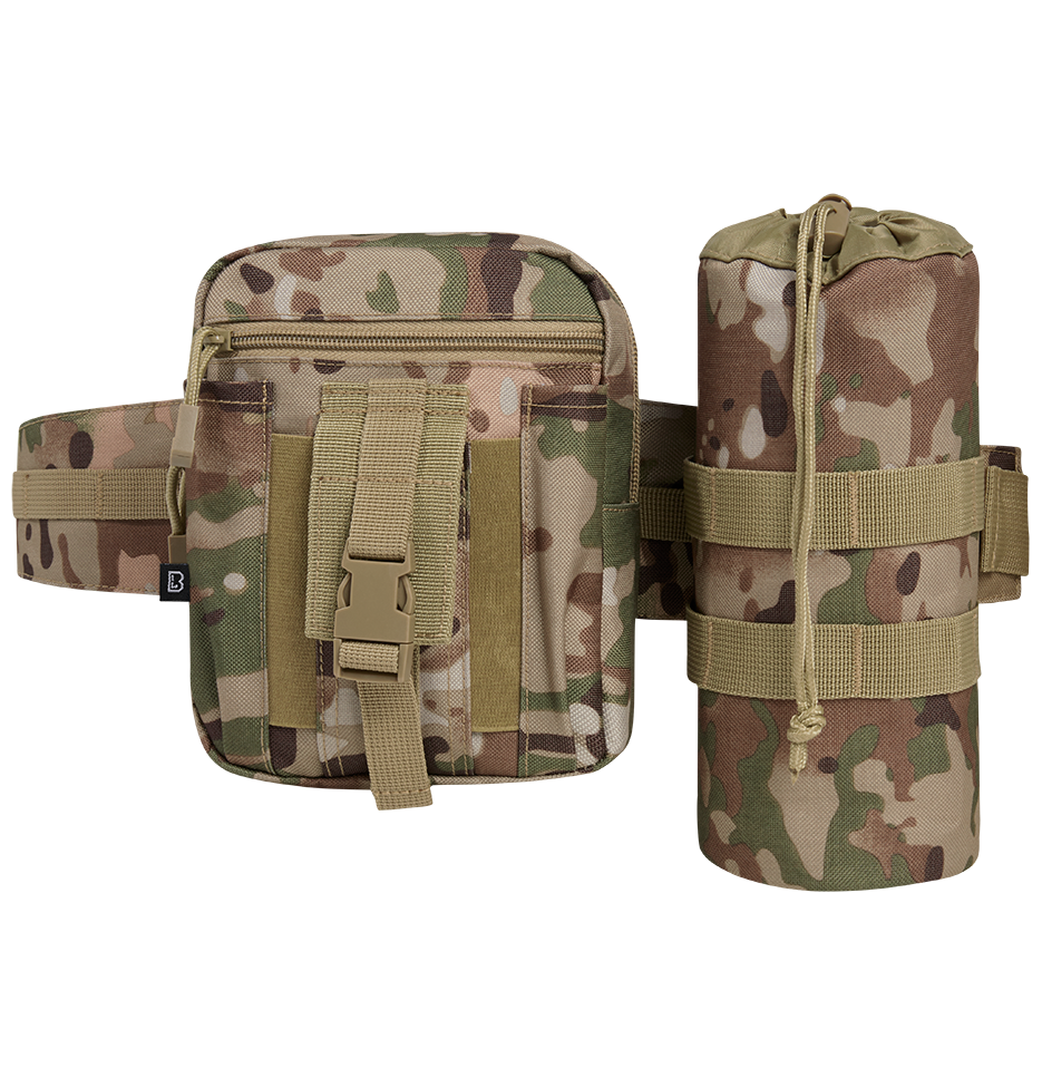 Ceinturon Brandit Allround 4 cm MOLLE avec pochette et porte-gourde amovibles