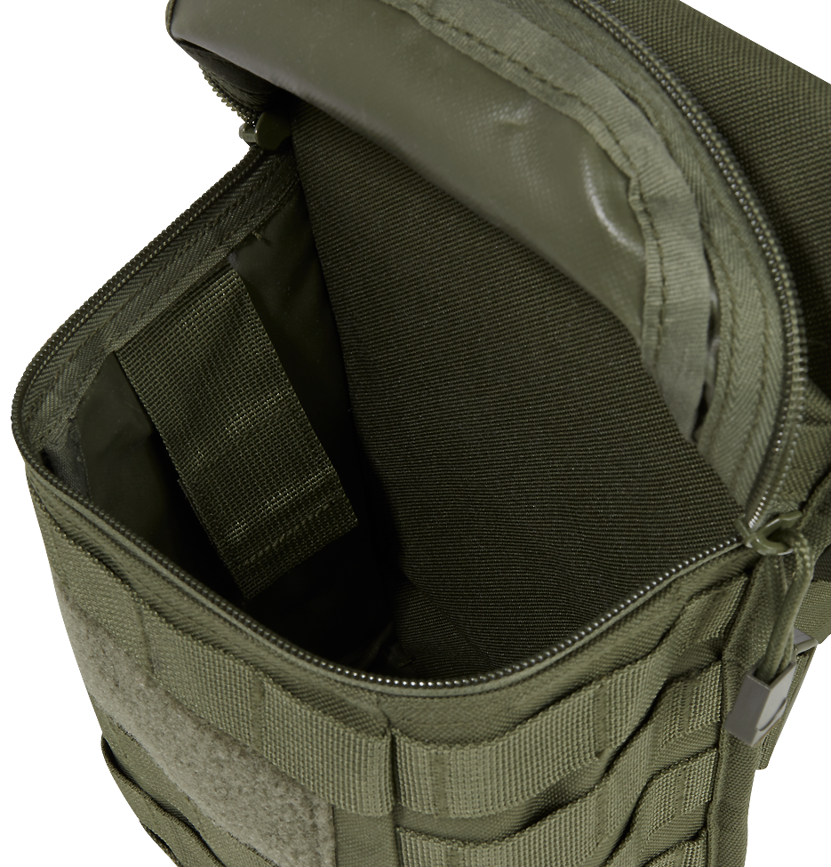 Pochette de cuisse Brandit Side Kick MOLLE 3,5 L compartiment principal à glissière
