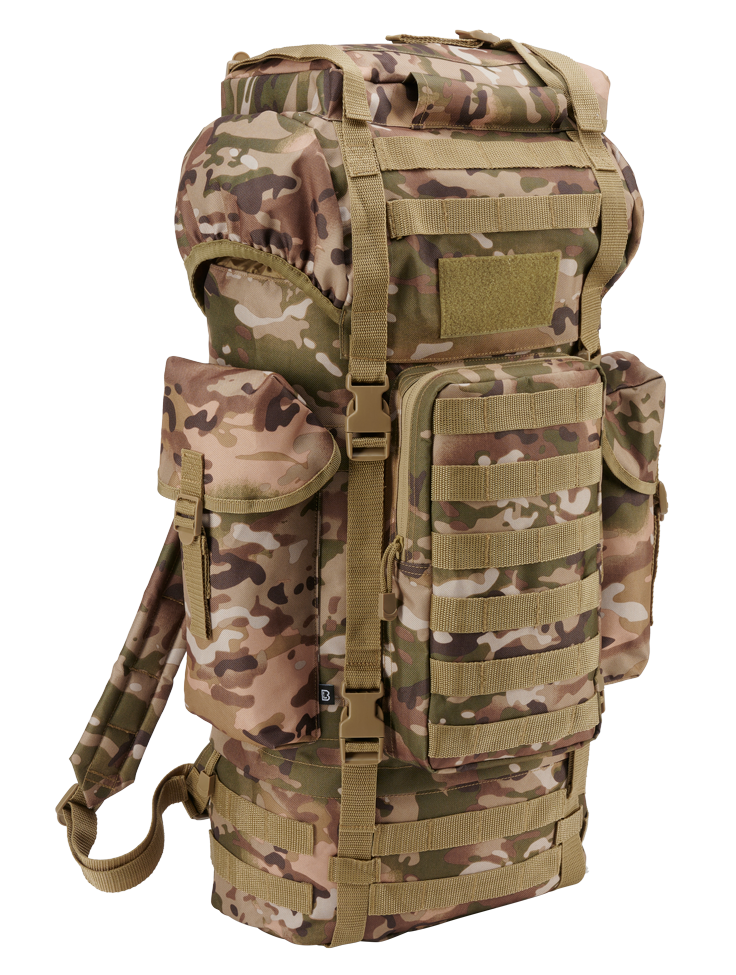 Sac à dos Brandit Combat MOLLE 65 L polyester 600D compartiment chaussures