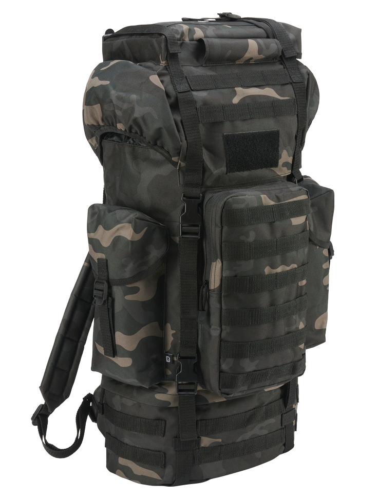Sac à dos Brandit Combat MOLLE 65 L polyester 600D compartiment chaussures