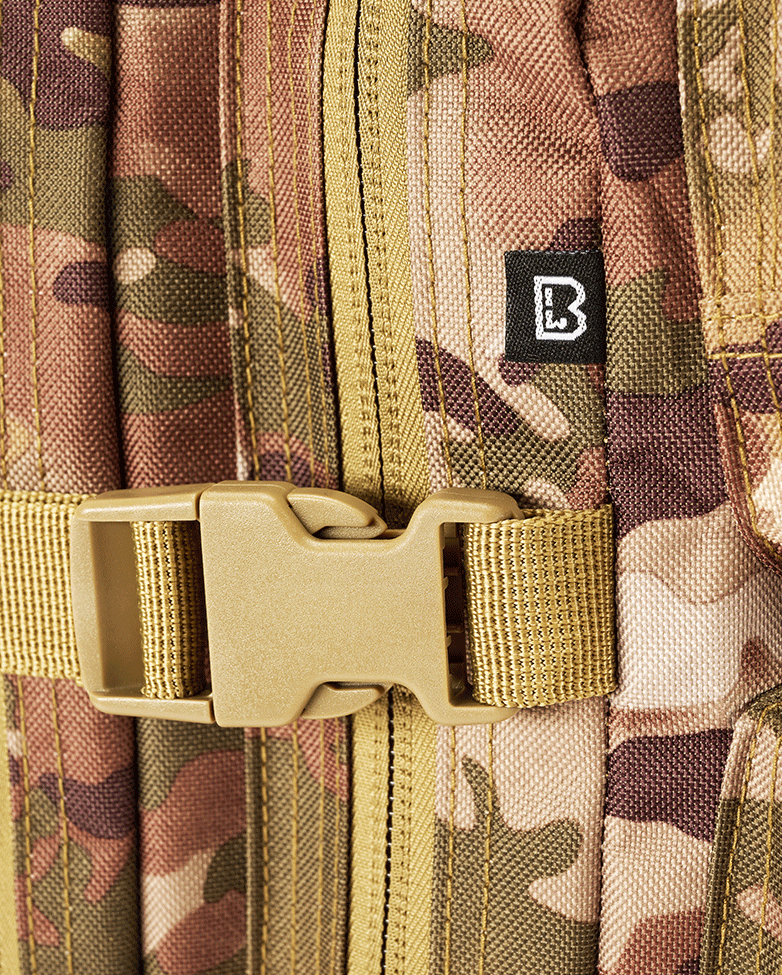 Sac à dos Brandit US Assault Pack Medium 25 L MOLLE poche frontale à organisateur