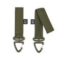 Mousqueton Brandit rotatif triangulaire à sangle pour ceinturon et MOLLE lot de 2