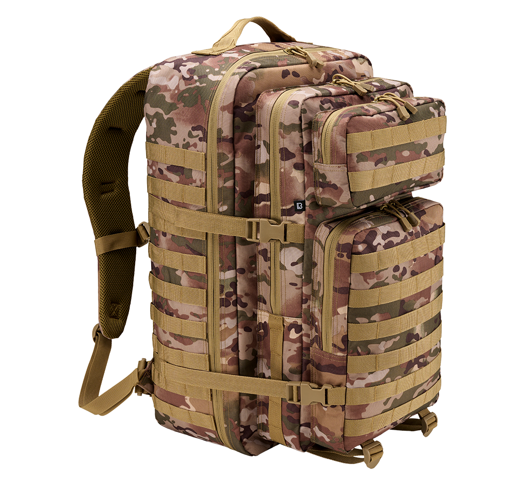 Sac à dos Brandit US Cooper XL 65 L polyester 600D MOLLE doublure filet 58 x 34 x 34 cm