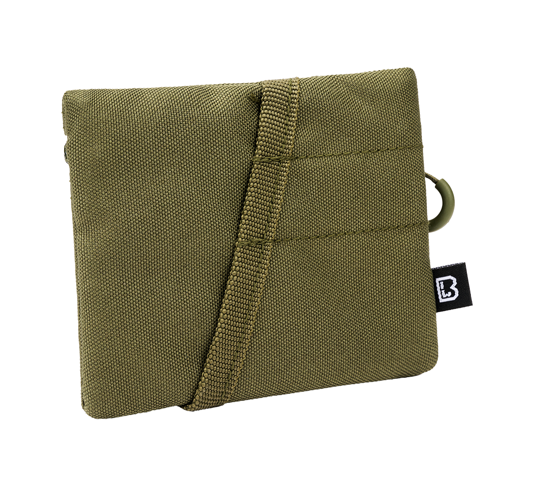 Pochette Brandit Mini EDC polyester 600D anneau porte-clés intégré 12 x 10 cm 32 g