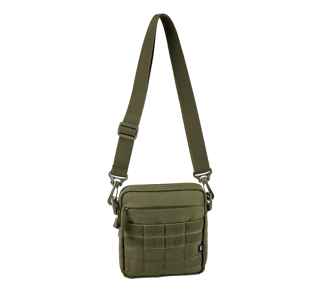 Sacoche Brandit City polyester 600D bandoulière détachable MOLLE 18 x 19 x 4 cm