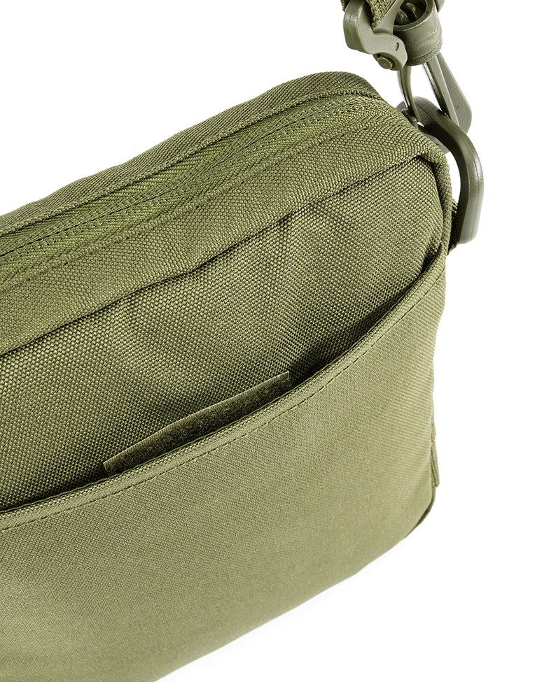 Sacoche Brandit City polyester 600D bandoulière détachable MOLLE 18 x 19 x 4 cm