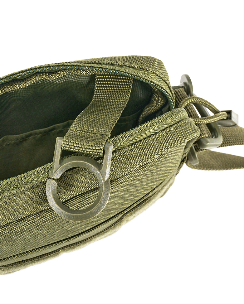 Sacoche Brandit City polyester 600D bandoulière détachable MOLLE 18 x 19 x 4 cm