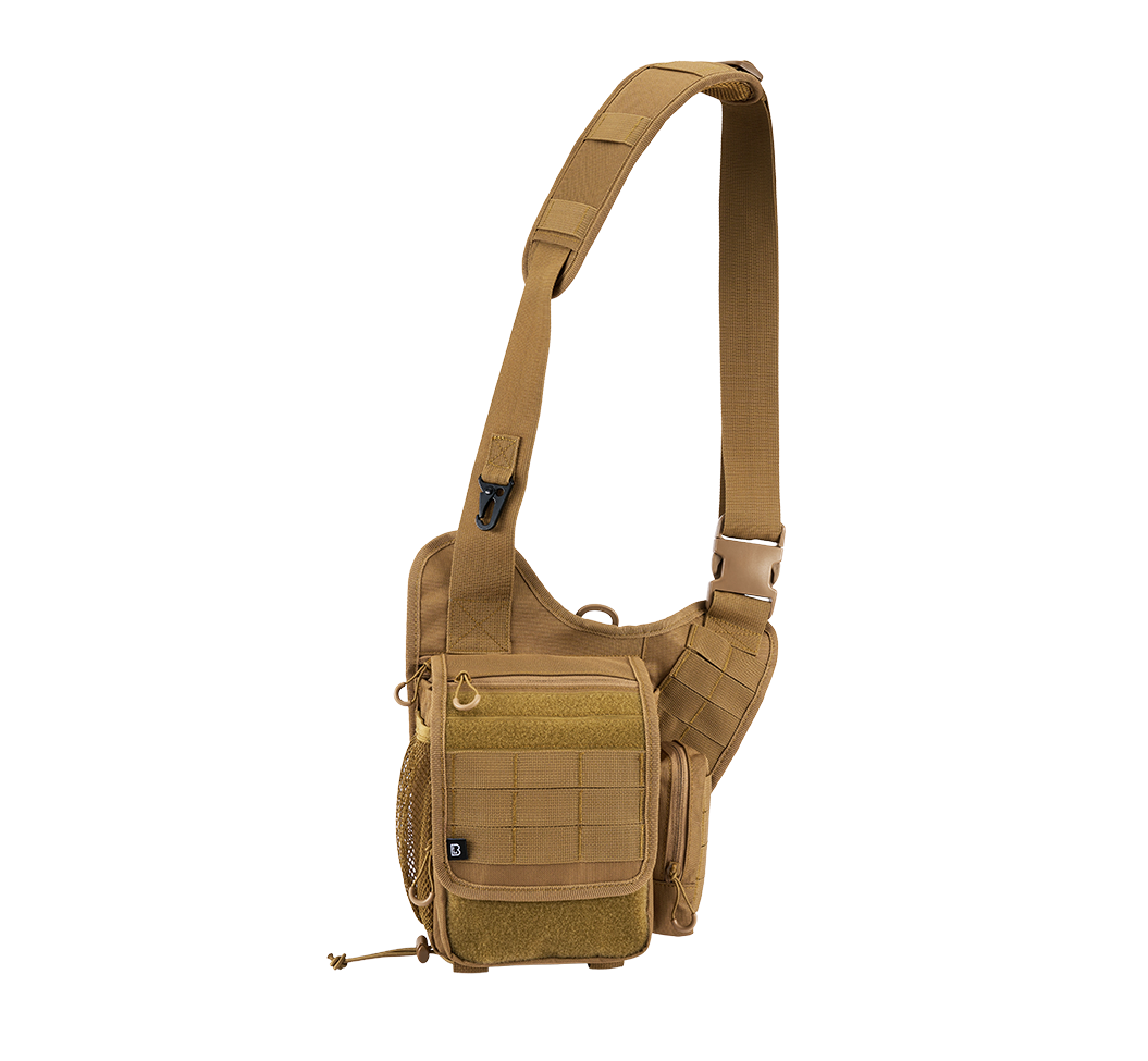Sacoche Brandit Travel Side polyester 600D bandoulière matelassée poche tablette