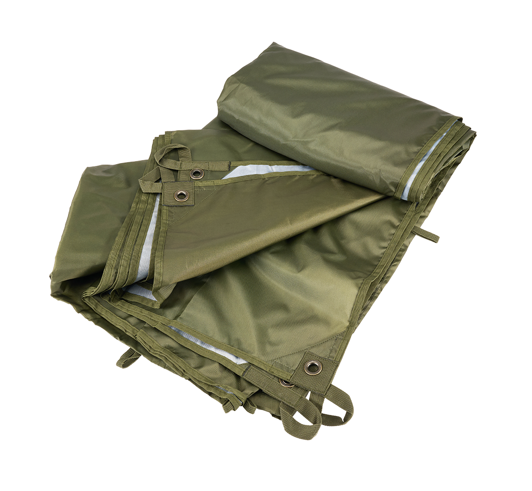 Bâche Brandit Premium 4 x 3 m polyester enduit œillets métal renforcés avec sacs