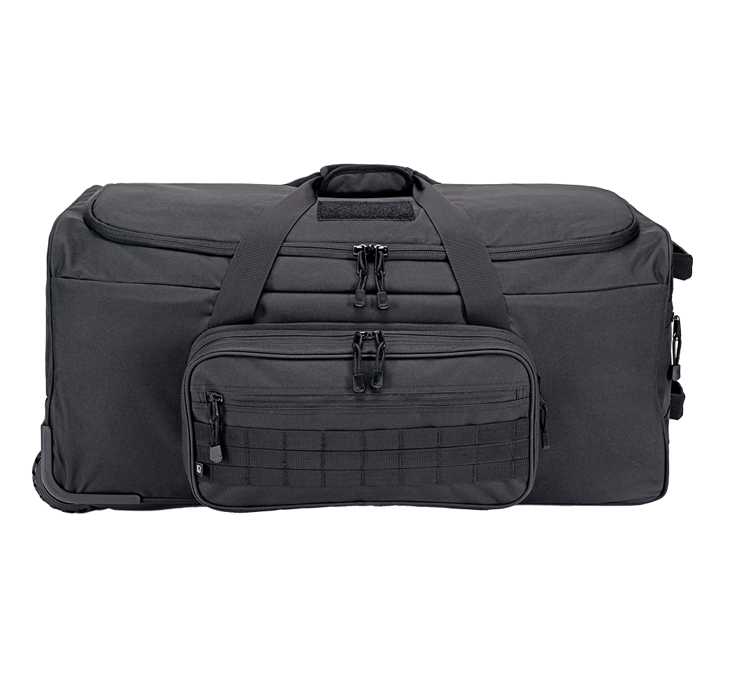Sac de voyage Brandit US Cooper Trolley 140 L polyester 600D trois roulettes MOLLE