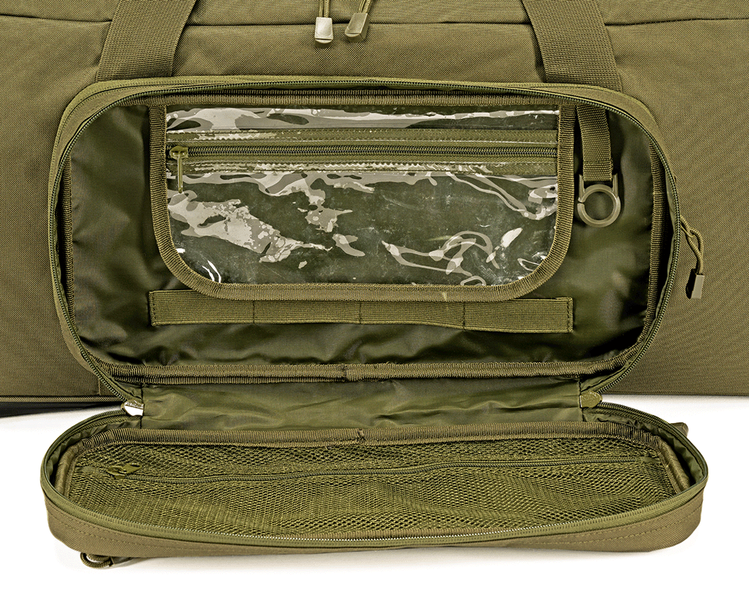 Sac de voyage Brandit US Cooper Trolley 140 L polyester 600D trois roulettes MOLLE