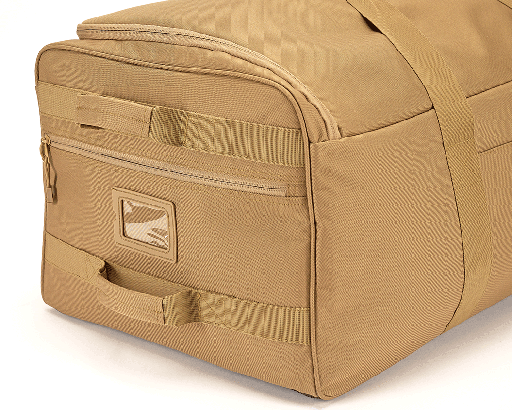 Sac de voyage Brandit US Cooper Trolley 140 L polyester 600D trois roulettes MOLLE