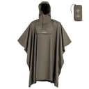 Poncho compactable Pentagon Cloudburst en nylon ripstop 10 000 mm coutures étanchées