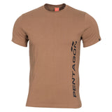 T-shirt imprimé Pentagon Vertical en coton ring-spun 190 g/m² coupe confort